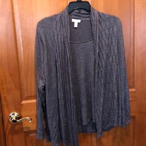 Beautiful cardigan/attached tank set